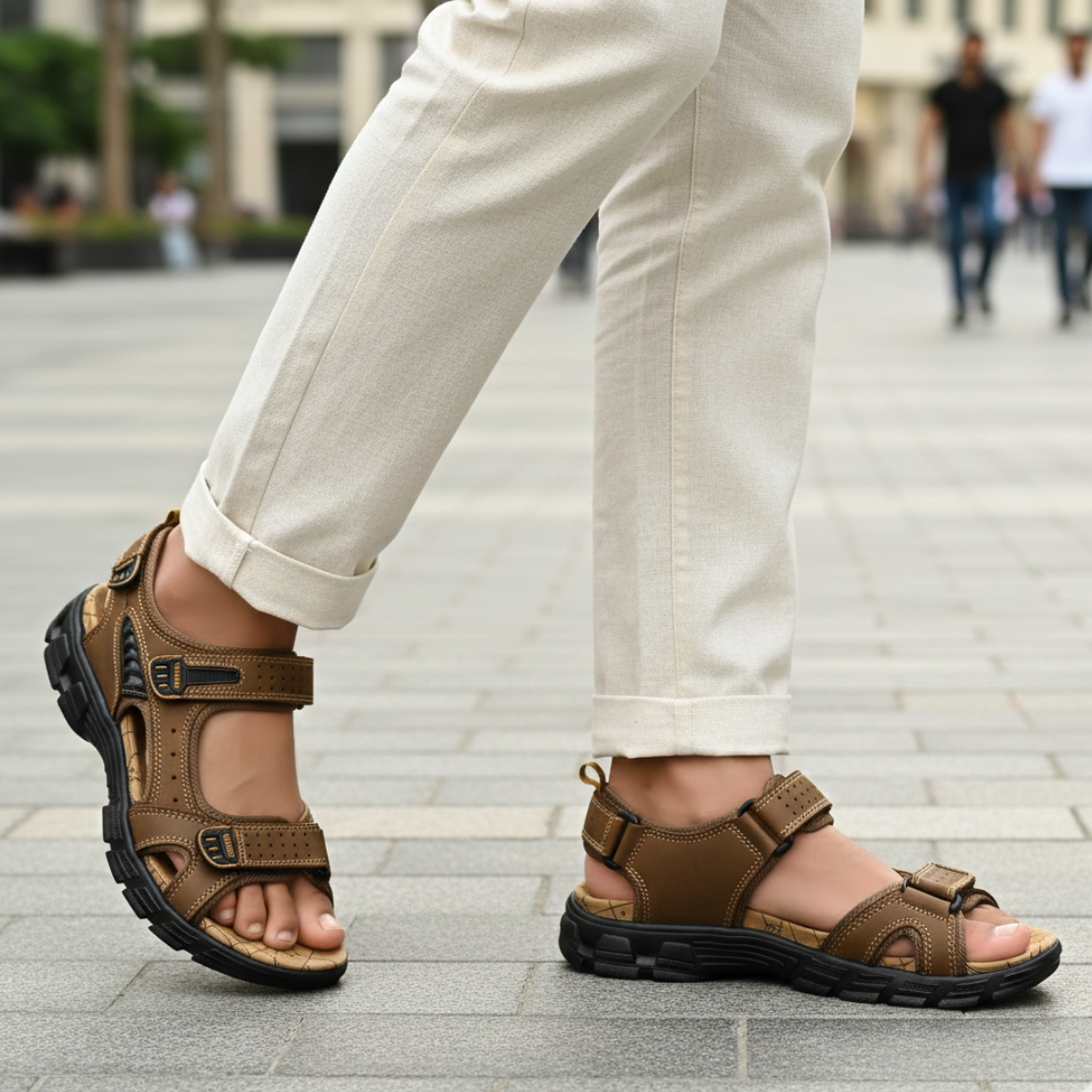 Avalon - Pánské ortopedické sandály - Ergonomická stélka