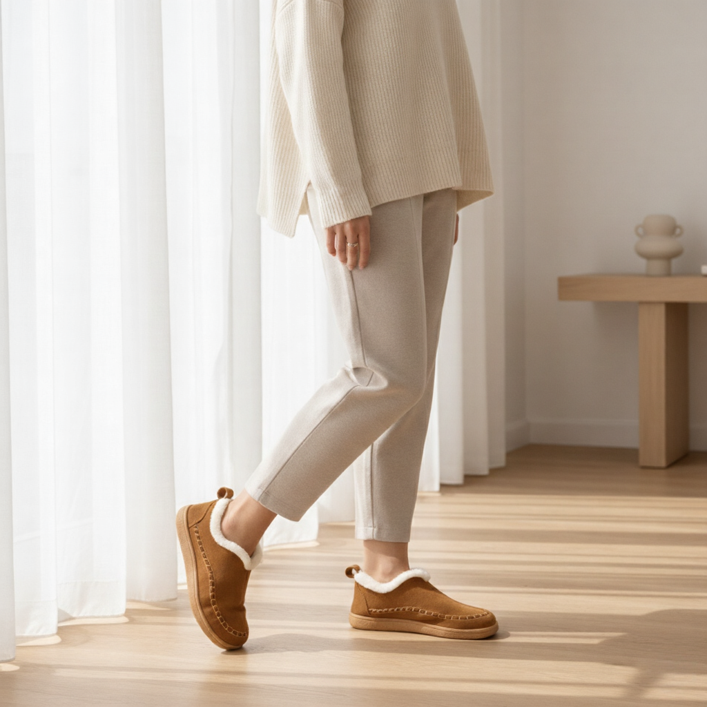 Dámské pantofle - Pohodlné - Jemné teplo