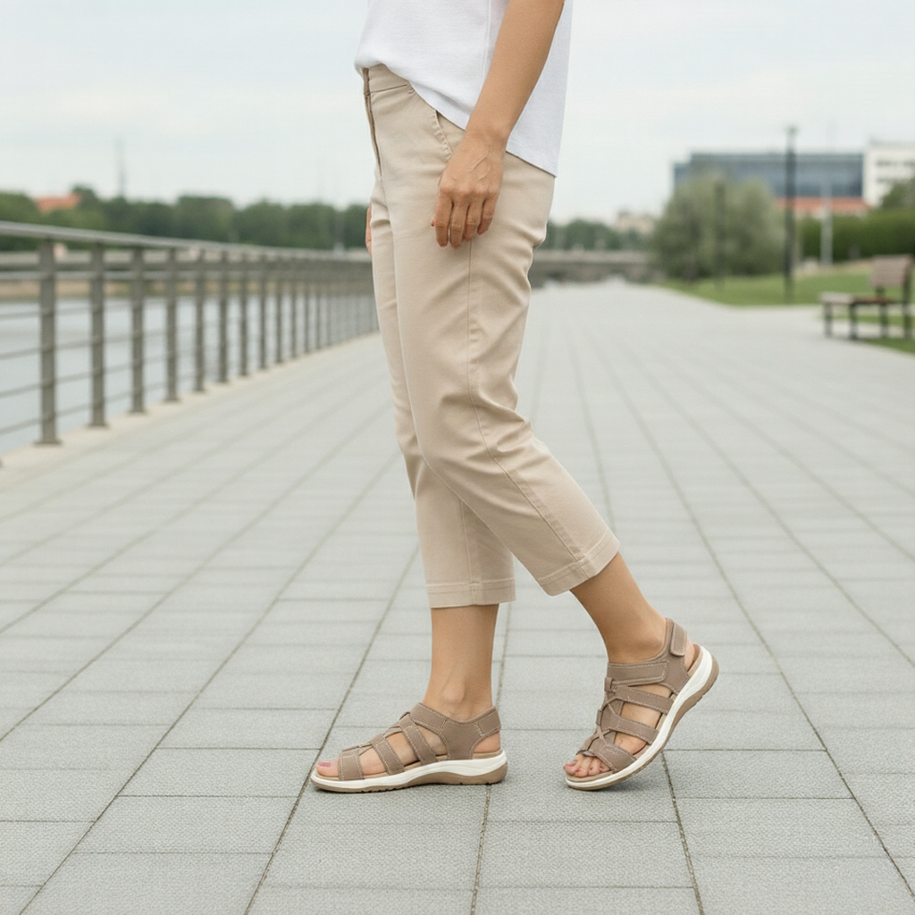Dámské ortopedické sandály - letní prodyšné pohodlí