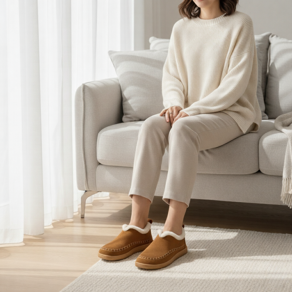 Dámské pantofle - Pohodlné - Jemné teplo