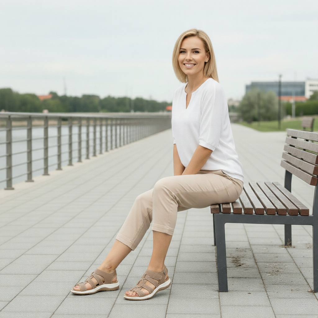 Dámské ortopedické sandály - letní prodyšné pohodlí