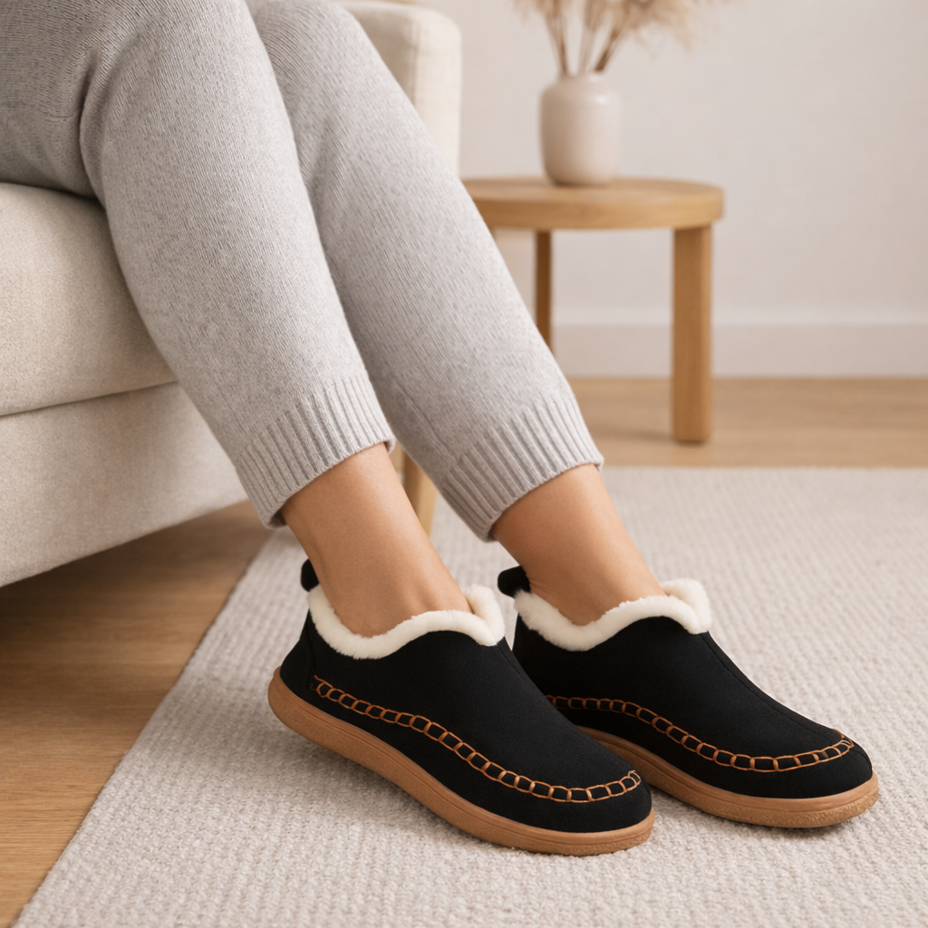 Dámské pantofle - Pohodlné - Jemné teplo