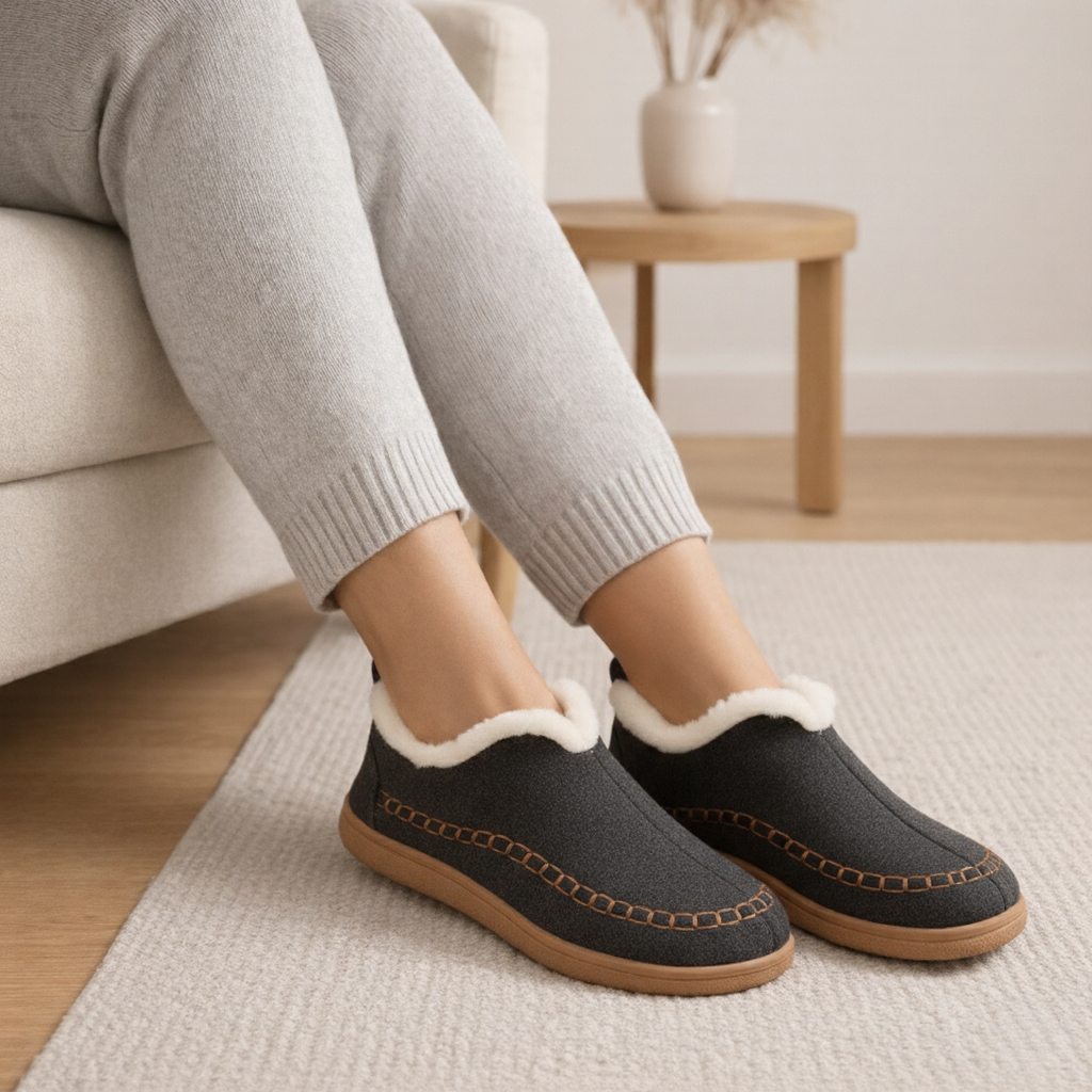 Dámské pantofle - Pohodlné - Jemné teplo